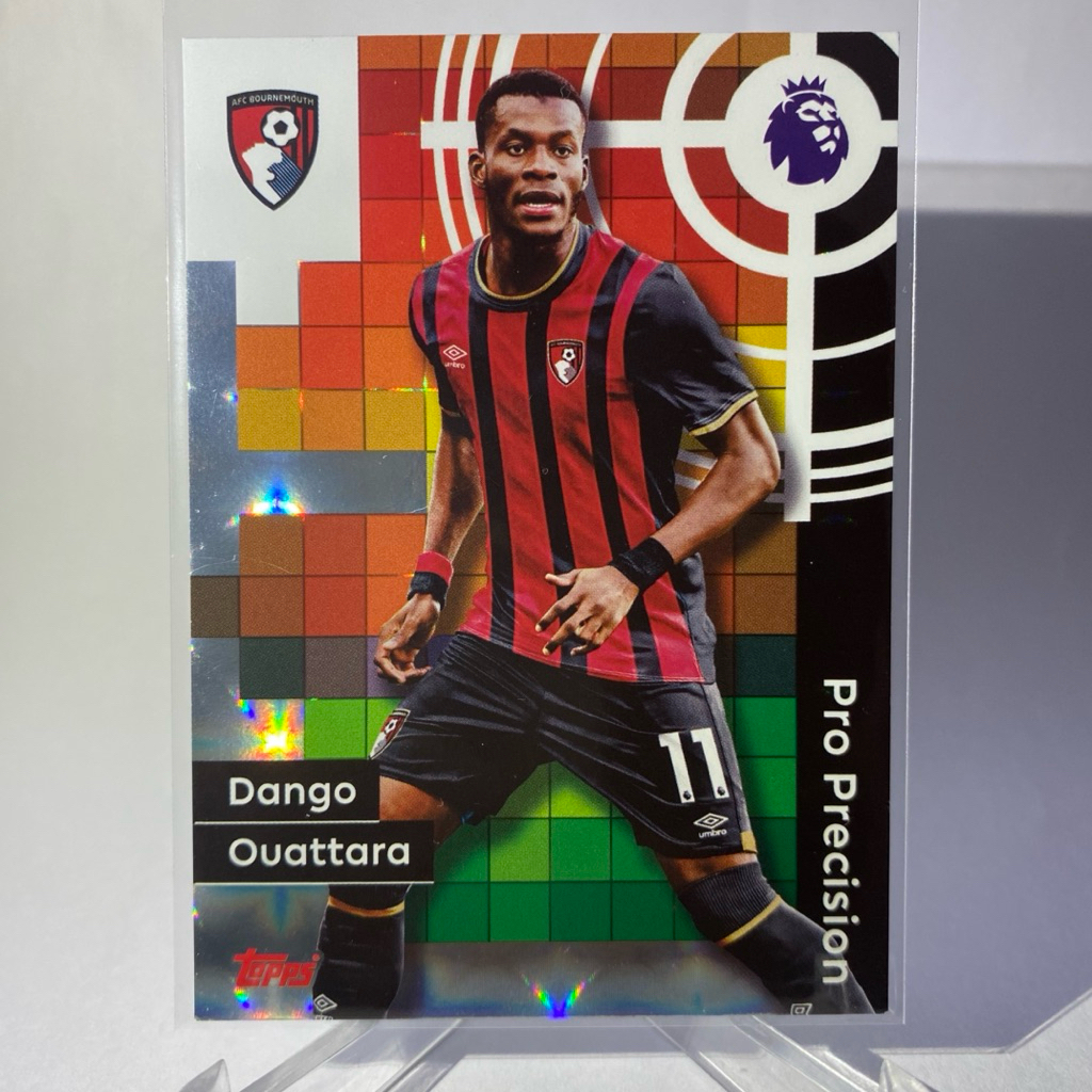 การ์ดนักกีฬาฟุตบอล DANGO OUATTARA, BOURNEMOUTH, PRO PRECISION, TOPPS 2025