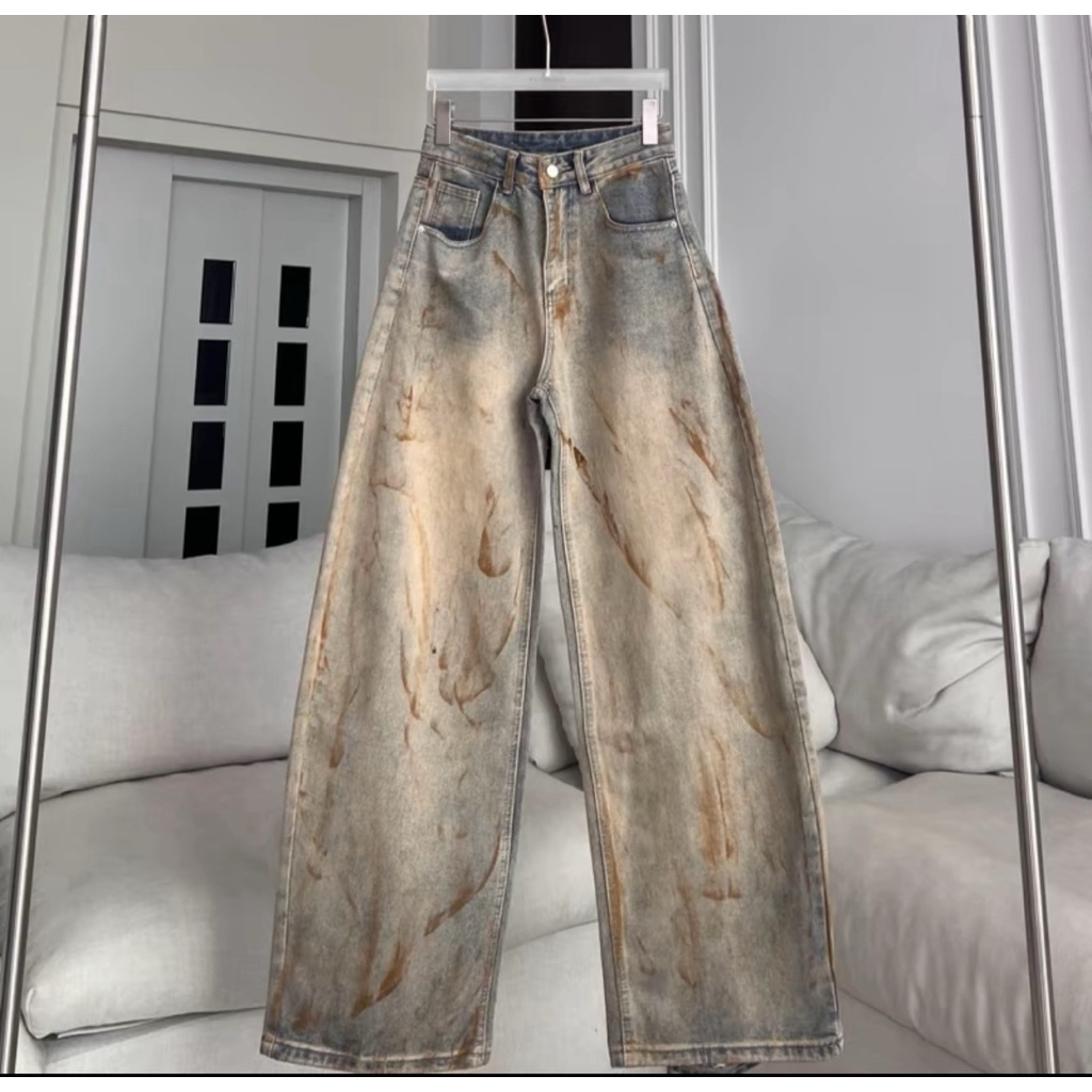 กางเกงยีนส์ Promthong แท้ sahara muddy M