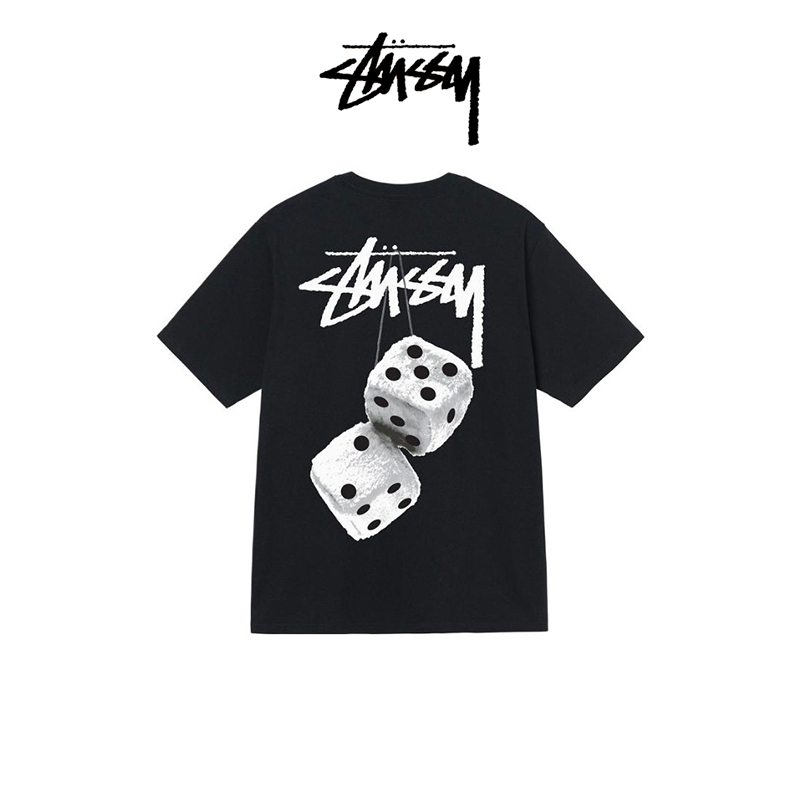 『 Stussy 』✈️พร้อมส่ง/ เสื้อ Stussy Fuzzy Dice Tee พร้อมส่ง