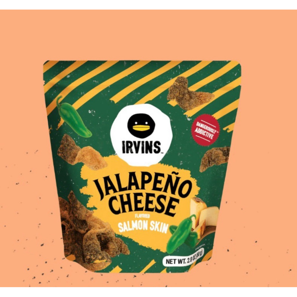 Irvins Fish Skin/Potato Chip Salted Egg/Spicy Salted egg/Salmon Skin/Smoked Cheese 80g/Truffle Potat