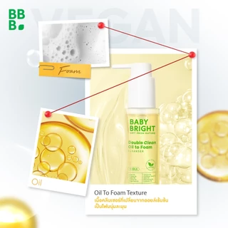 Baby Bright ดับเบิ้ลคลีนออยล์ทูโฟมคลีนเซอร์ 100ml เบบี้ไบร์ท
