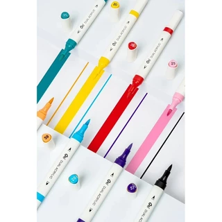 ปากกา พู่กันอะคริลิค ORI (โอริ) 2 หัวในด้ามเดียว Acrylic Brush (ราคาต่อ 1 กล่อง)