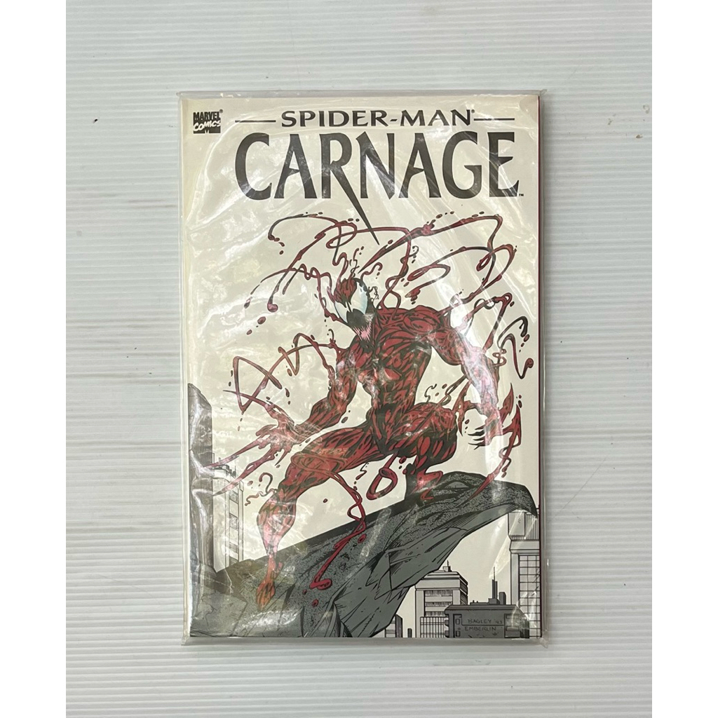 Marvel Comics: Spider-Man Carnage TPB First Carnage Story Mark Bagley Vintage 90s หนังสือการ์ตูนคอมิ