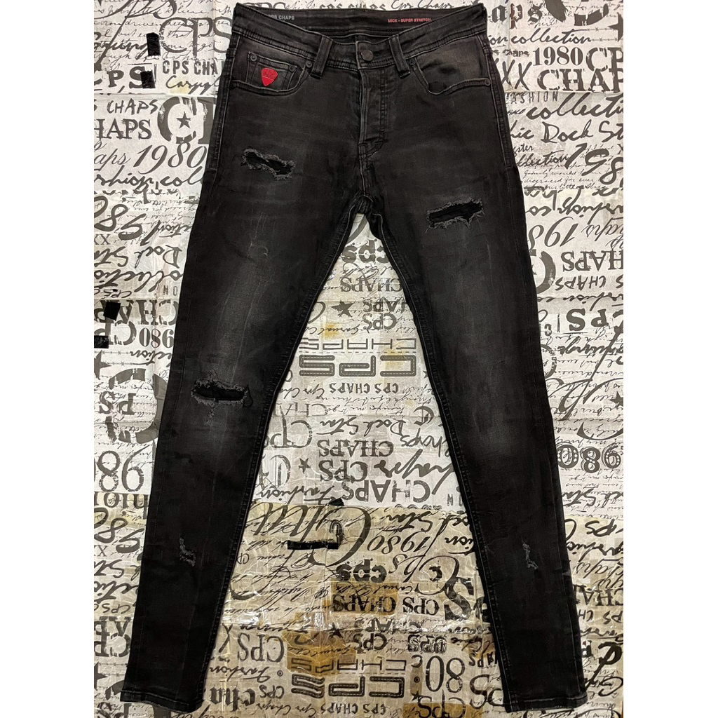 CPS CHAPS MEN MICK 21 JEANS SIZE 29 ซีพีเอส แชปส์ยีนส์ กางเกงยีนส์ผู้ชาย ทรงเดฟสวย สภาพสวย ผ้ายืดได้