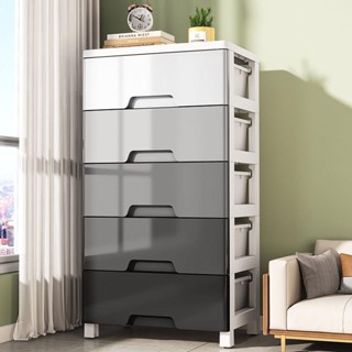 Ubear ตู้ลิ้นชัก ลิ้นชักพลาสติก กว้าง ชั้นใส่เสื้อผ้า ปลอดสา…