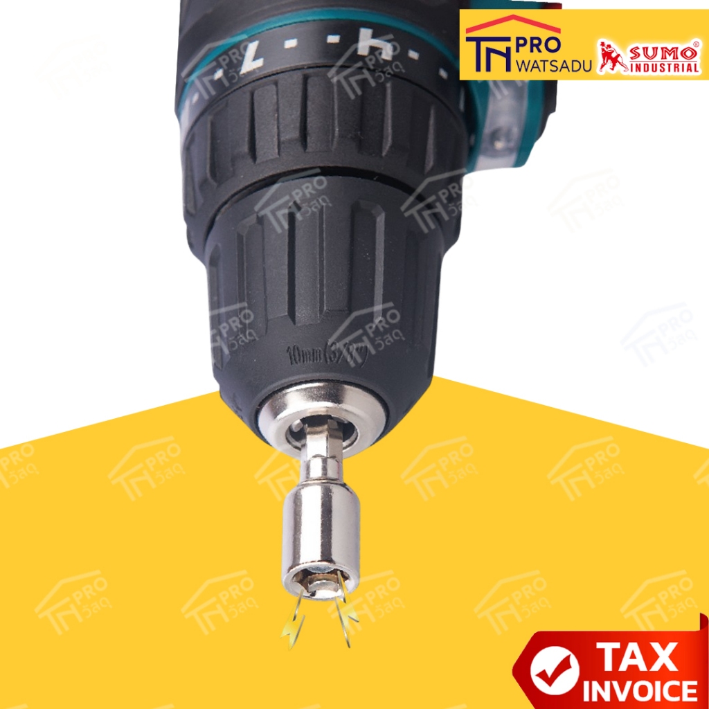 SUMO ลูกบล็อกแม่เหล็ก ดอกบล็อกลมแม่เหล็ก 6 เหลี่ยม เบอร์ 8 x 48mm - รูปที่ 3