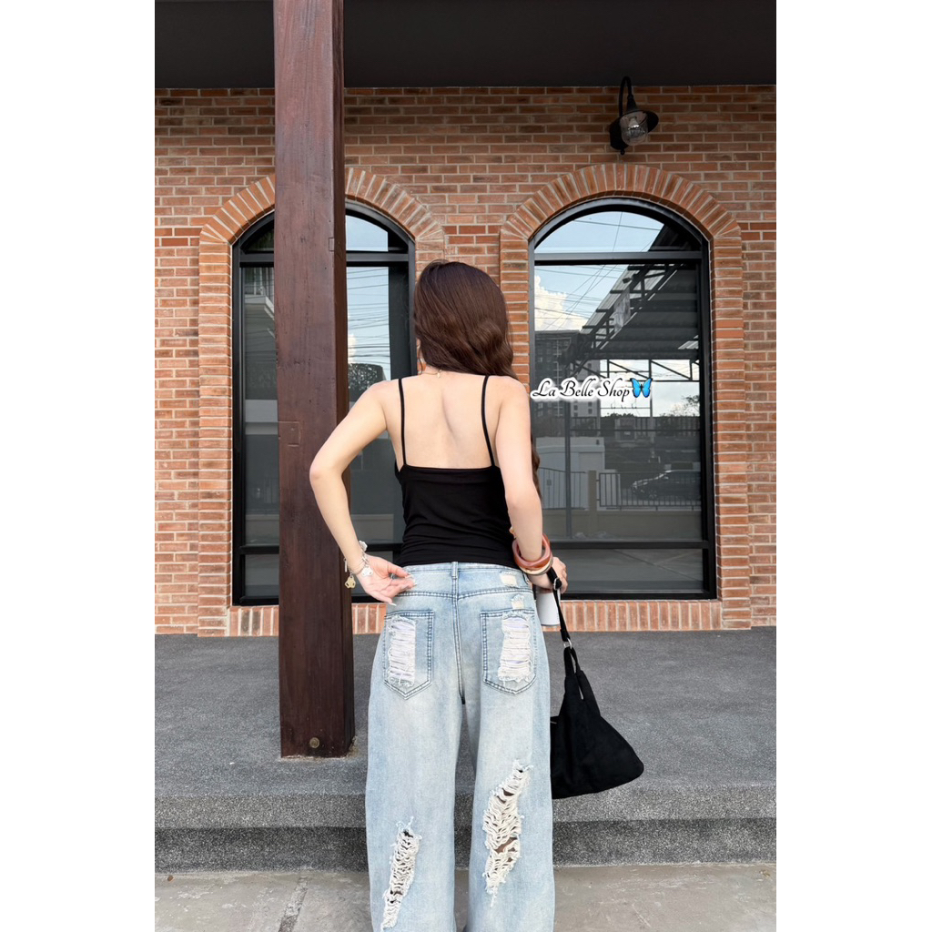 mnv_shop  เสื้อสายเดี่ยว ทรงบรา ผ้าเรย่อนเกรดA ผ้าหนา  เสริมฟองน้ำ   ติดอะไหล่LB งานแซ่บ มากรุ่นนี้ ราคา ถูกที่สุด ดีลบีเคเค แกลเลอรีภาพที่ 2
