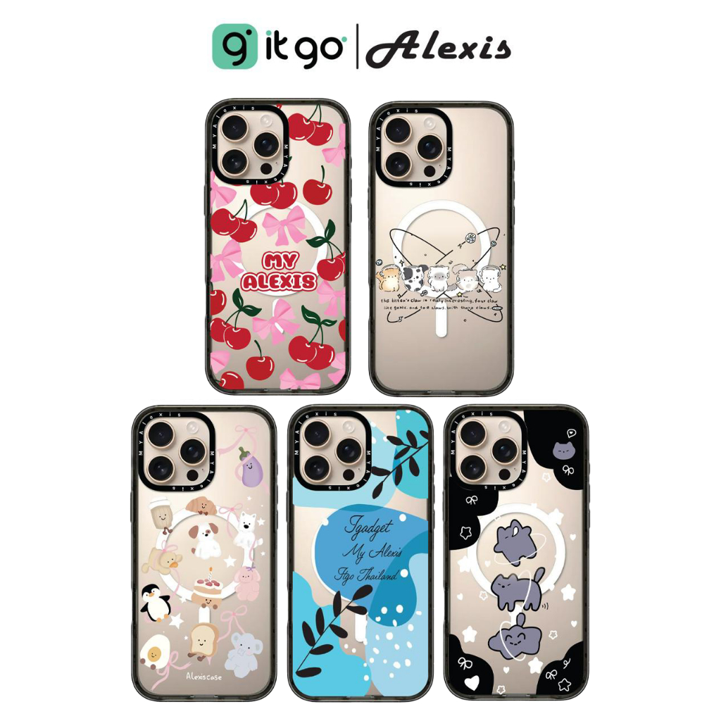 เคสขอบดำ Alexis Cartoon ST Black V.4.1 – น่ารักเกินต้าน จนอยากเปลี่ยนเคสทุกวัน!