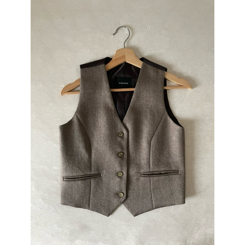 Vest in bronze Virginx