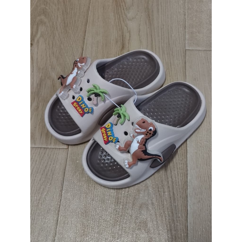 รองเท้าเด็ก แตะสวม ลายไดโนเสาร์ ตัวการ์ตูนมีไฟ - รูปที่ 7
