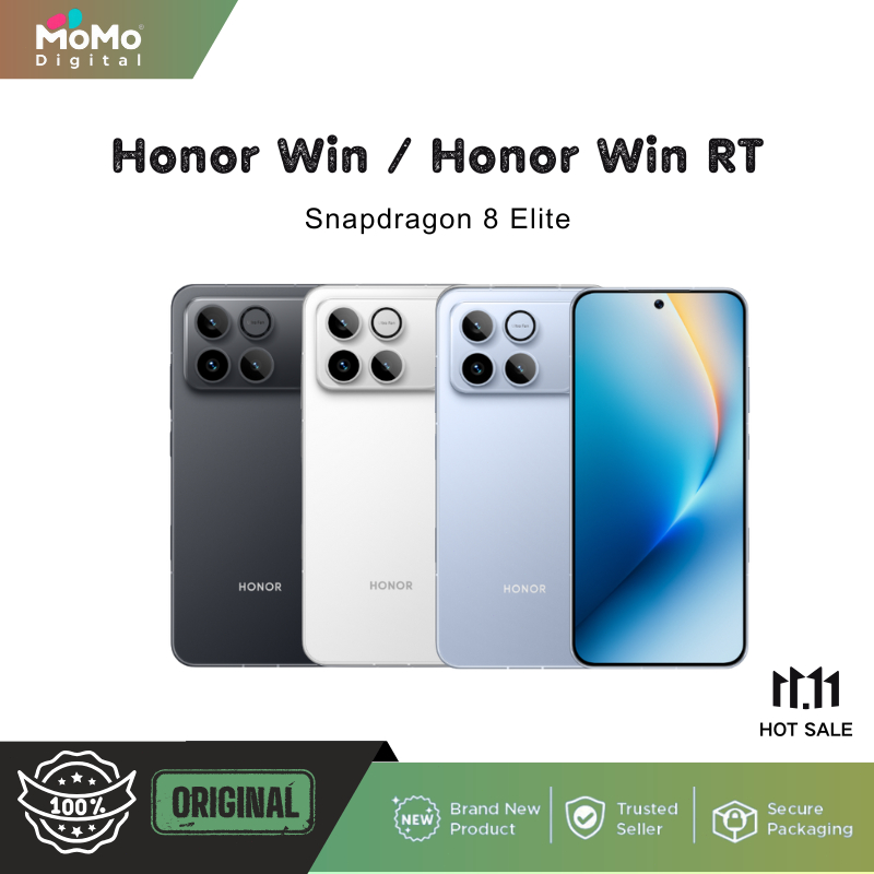 Honor Win / Honor Win RT Snapdragon 8 Elite 6.83" 185Hz 1272 x 2800 pixels 10000 mAh 100W
