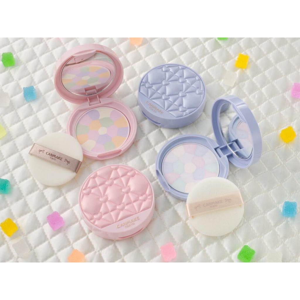 ✨พร้อมส่ง🩷New!!CANMAKE Clear Veil Setting Powder แป้งเซ็ตผิวเนื้อบางเบา ผิวสวยโกลว์ธรรมชาติ นำเข้าจากญี่ปุ่น🇯🇵