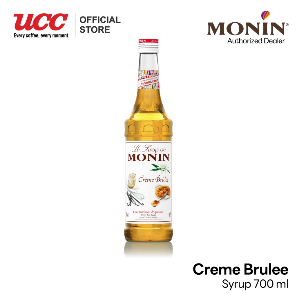 MONIN Creme Brulee Syrup น้ำเชื่อมกลิ่นเครม บรูว์เล 700ml.