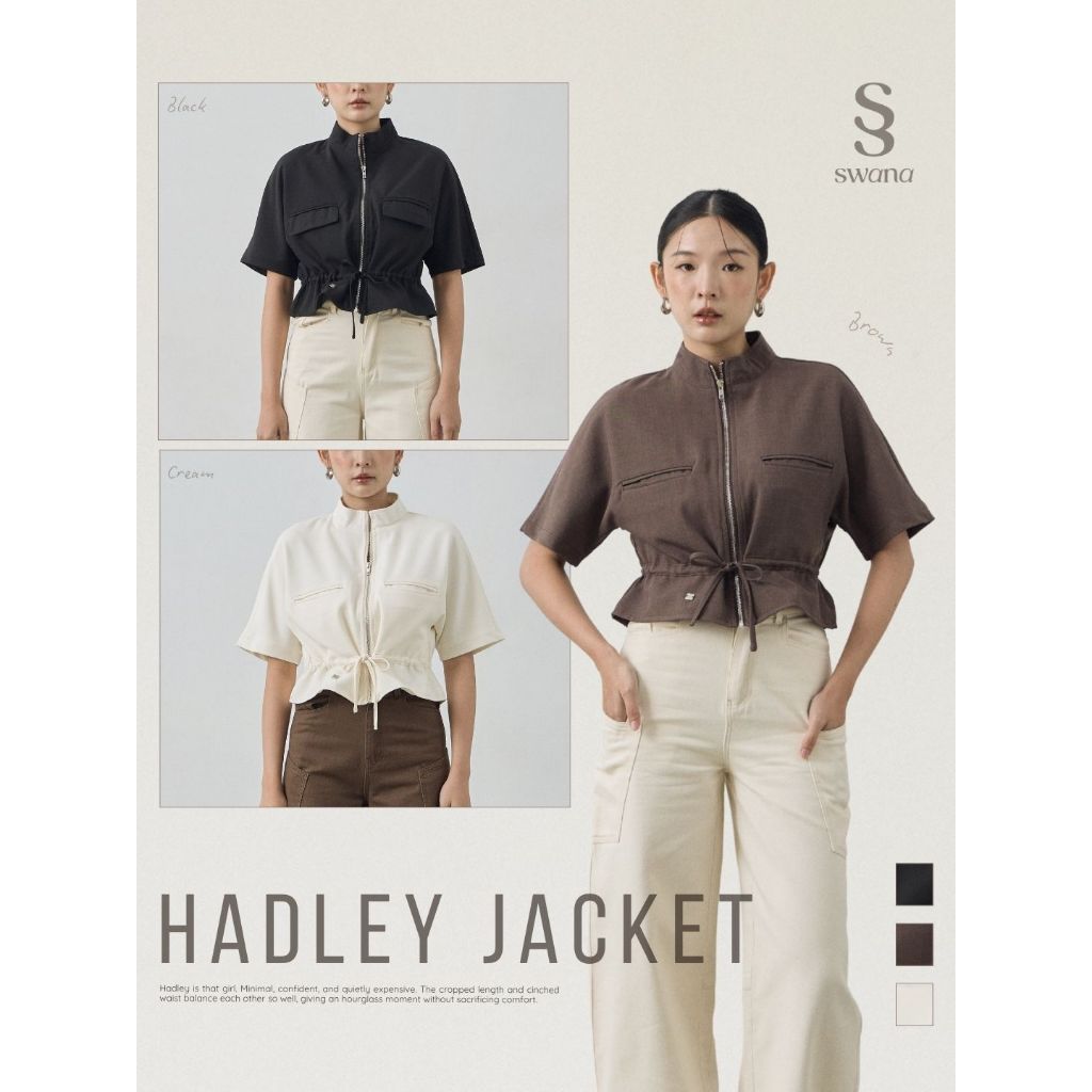 Swana.ss -  Hadley jacket (แฮด-รีย์)  เสื้อทรง มีแขนเป็นทรง Batwing Sleeve