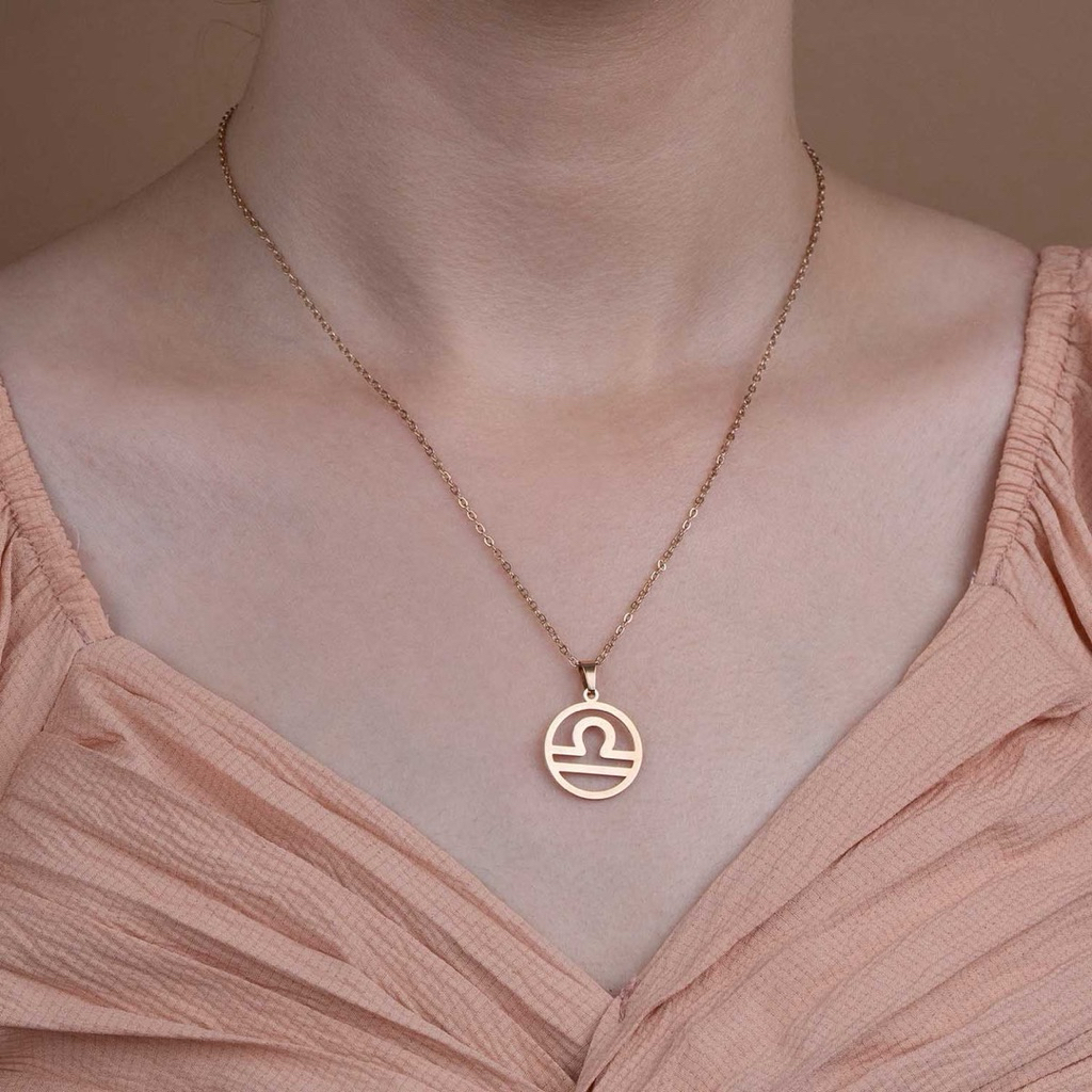 Zodiac Sign Combo Necklace + Earring Set