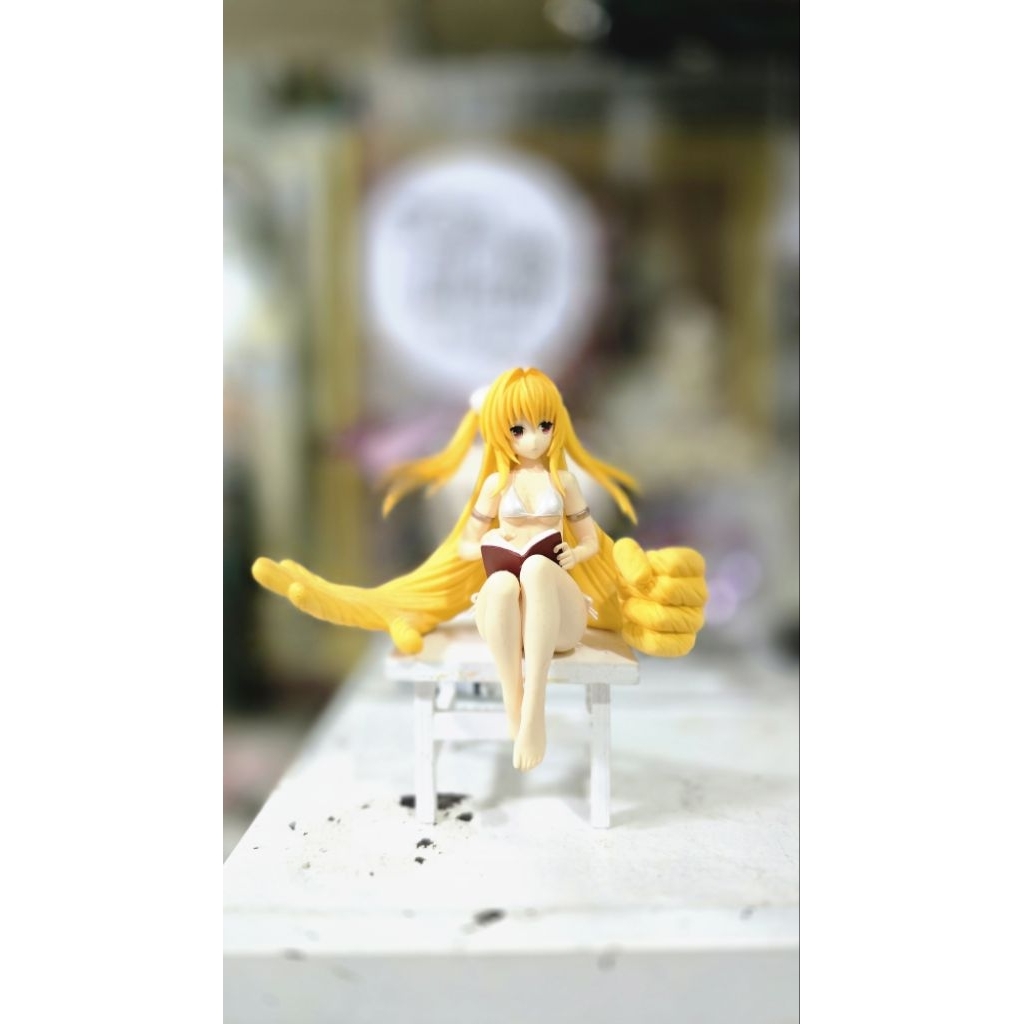To Love-Ru Darkness: Noodle Stopper Figure -Golden Darkness- White