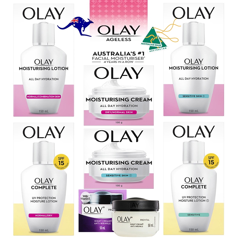 Olay Base Cream Sensitive Skin 100g. / Olay Base Lotion Sensitive Skin 150ml. โอเลย์ดั้งเดิม สูตรออสเตรเลีย แท้100%