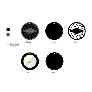 กระจกแต่งหน้าแบบพกพา : Portable Keychain Mirror