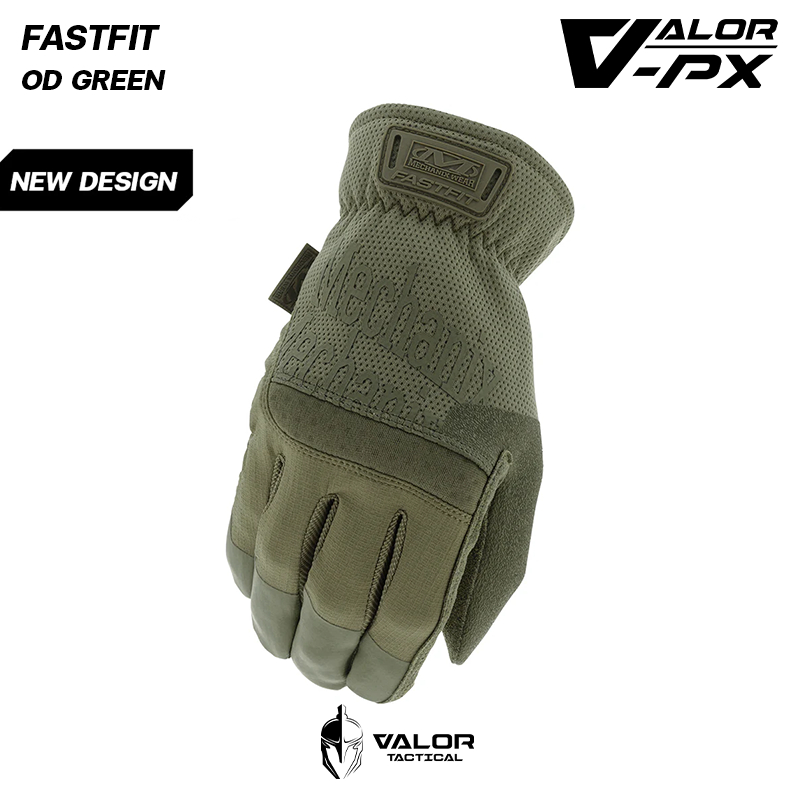 Mechanix Wear - FastFit [OD Green] ถุงมือยุทธวิธี ทัชสกรีน ถุงมือทหาร งานช่าง ขับมอเตอร์ไซต์ เซฟตี้