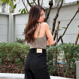ยีนส์SARAN SR066 กางเกงยีนส์กระบอกกลางผ้ายืด ไม่มีฝาปิด