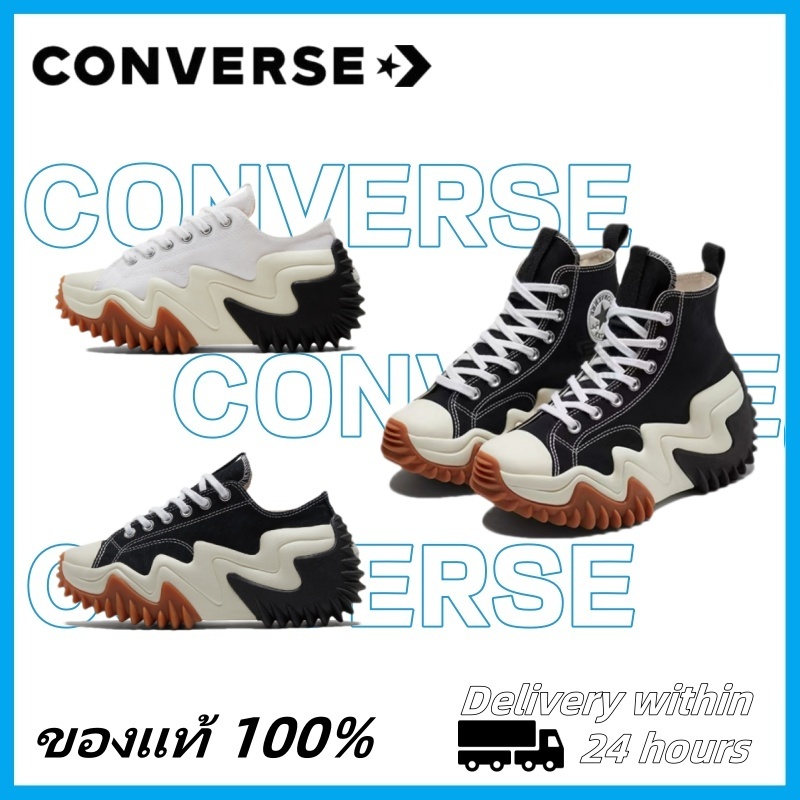✨ของแท้100%✨ CONVERSE รองเท้าผ้าใบผู้ชาย RUN STAR MOTION CANVAS PLATFORM รองเท้า