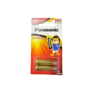 2ก้อน/แพ็ค ถ่าน Panasonic, ถ่านอัลคาไลน์, ถ่าน AA, AAA, 9V, …
