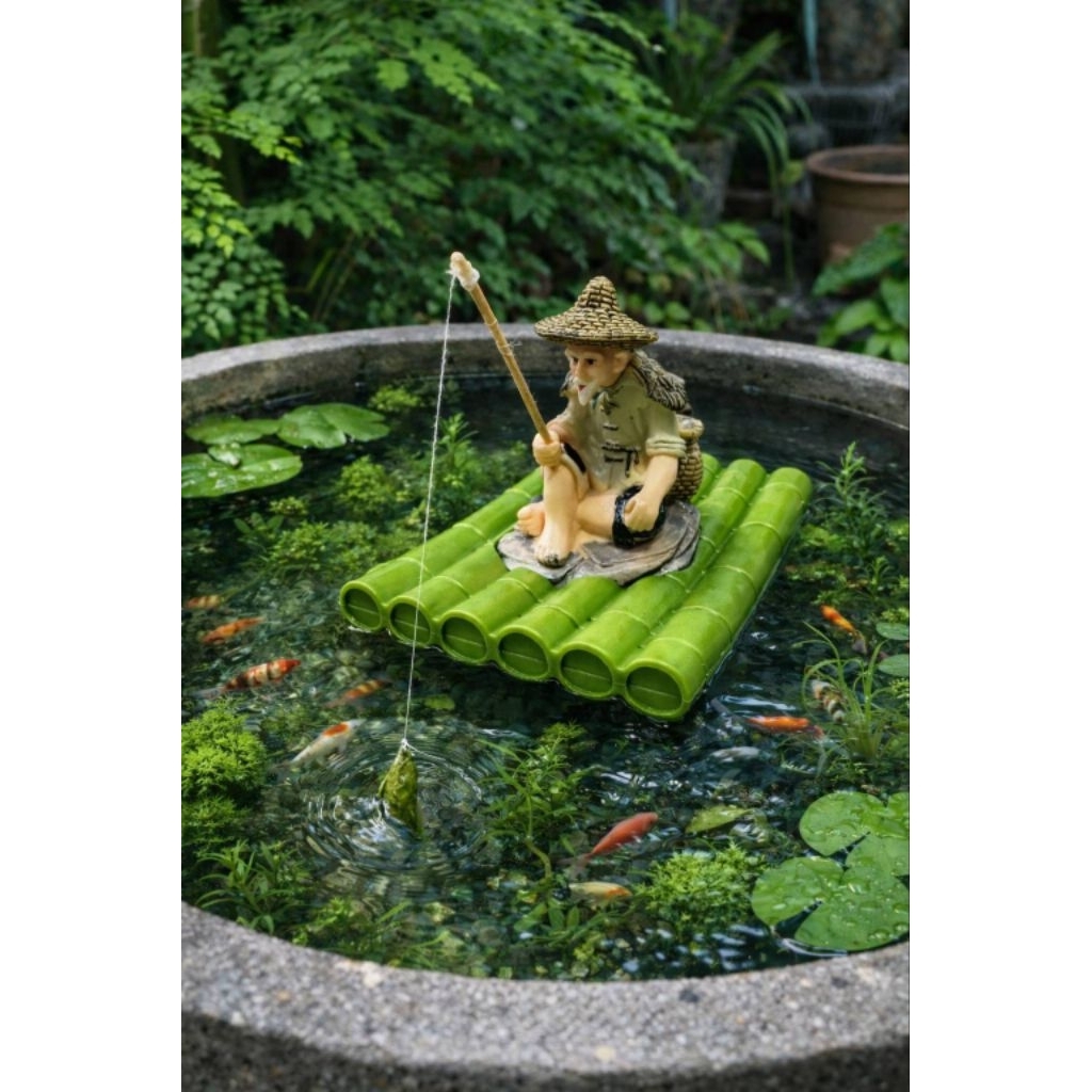 ตาแป๊ะตกปลา ส่งด่วน ตาแป๊ะตกแต่งตู้ปลา จัดสวน(พร้อมส่ง) - รูปที่ 7