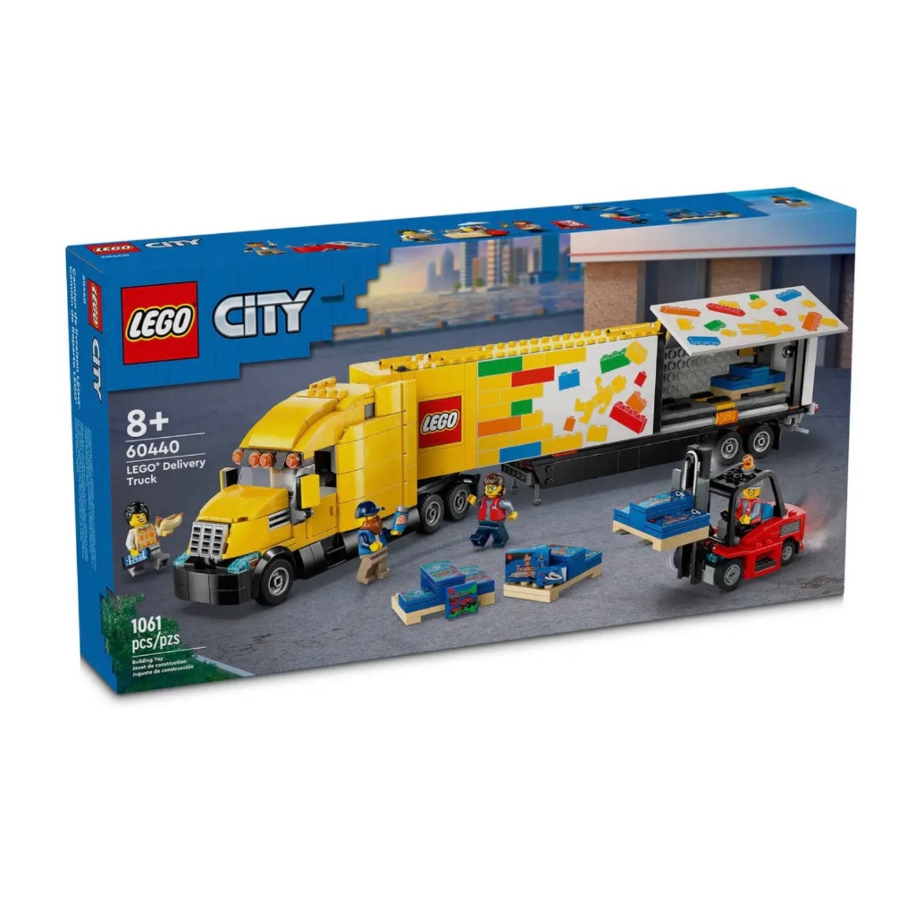 LEGO 60440 Yellow Delivery Truck  8+ years 1061 Pieces