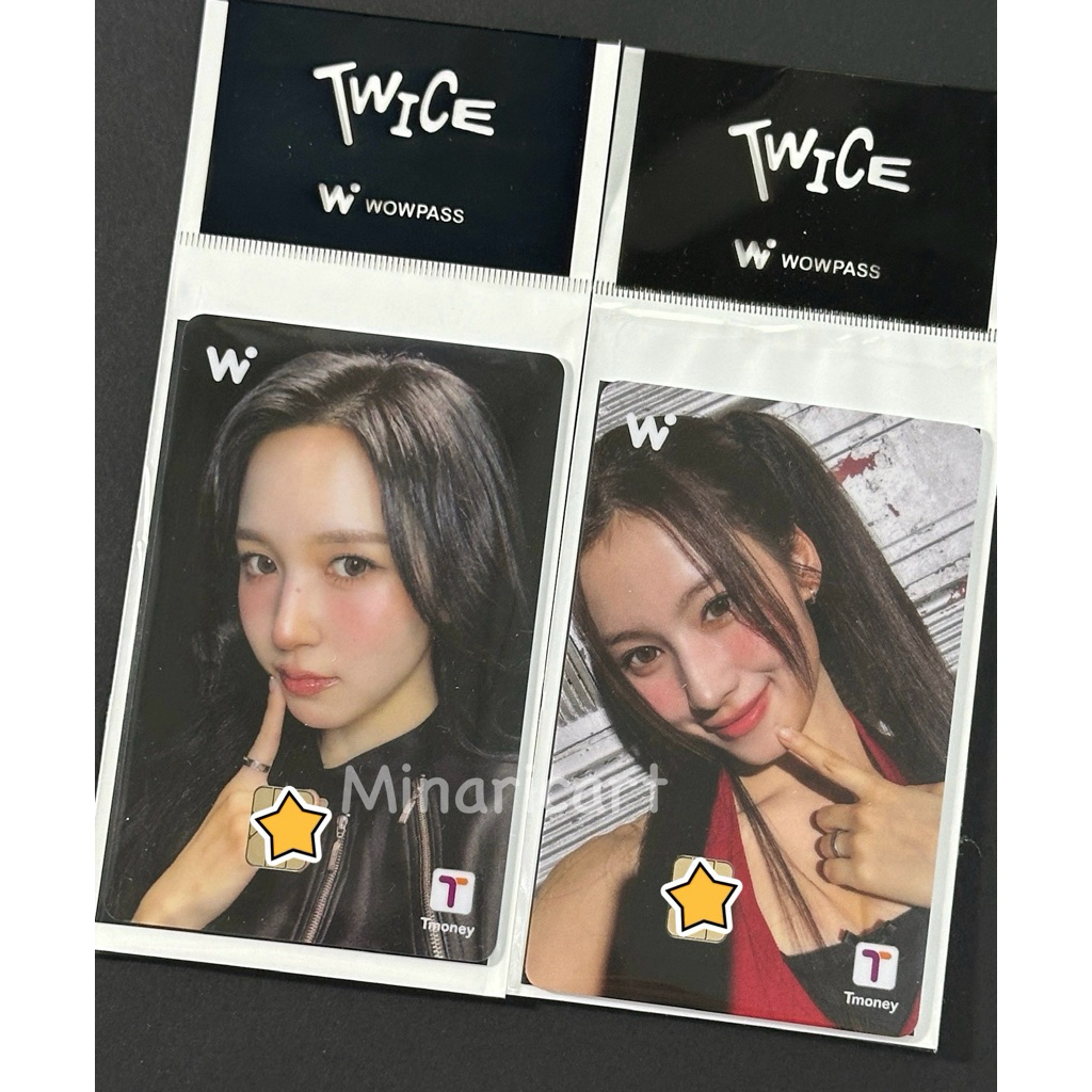 (พร้อมส่ง) การ์ดทไวซ์ มินะ ซานะ TWICE WOWPASS 10TH ANNIVERSARY TRAVEL CARD