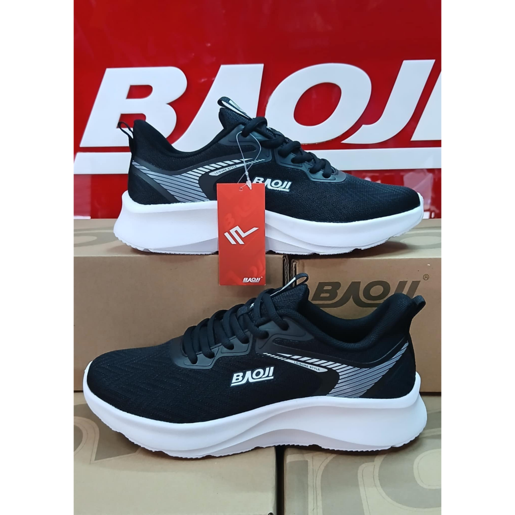 Baoji บาโอจิ  รุ่น BJW 823 สีดำ/ขาว แท้100% รองเท้าผ้าใบผู้หญิง  งานดีมาก โคตรสวยมาใหม่ ของแท้ 100% ใส่นุ่ม เบา สบายเท้า - รูปที่ 2