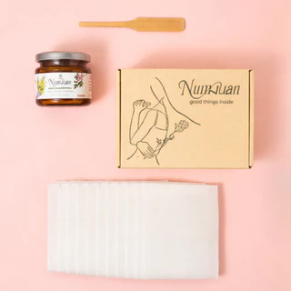 NUMNUAN [นุ่มนวล] เซ็ต แว็กซ์กำจัดขน ขนาด 190 g แว็กซ์น้ำผึ้ง แว๊กซ์ขน ได้ทุกส่วน