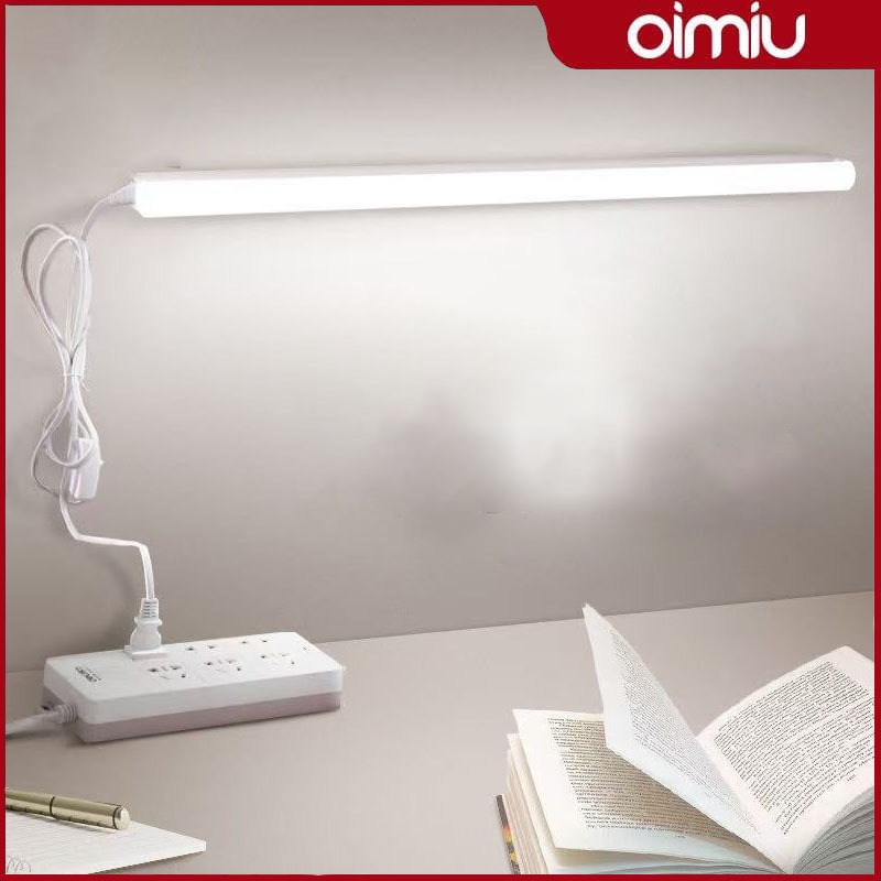 OIMIU หลอดไฟ LED T5 แบบพกพา/ติดผนัง สำหรับอ่านหนังสือ พร้อมสวิตซ์สาย (220V)