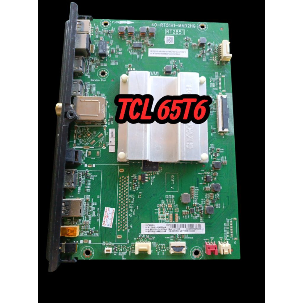 เมนบอร์ดทีวี tcl 65 นิ้วรุ่น65T6แท้ถอด