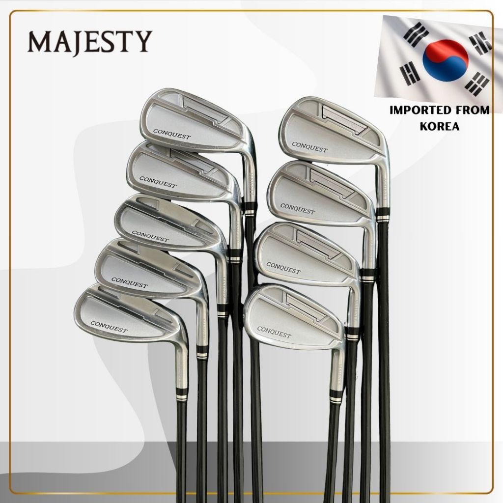 ✨(ไม้กอล์ฟมือสอง)Majesty Conquest 9Iron- for Man ⛳ สภาพ 90% Speeder NX HV-340· Dokkaebi golf