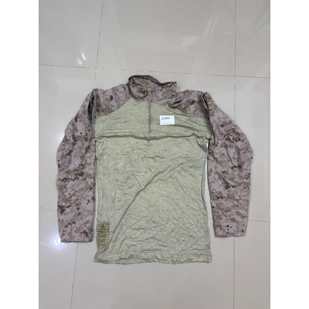 Size: M เสื้อคอมแบทเชิ้ต ทหารอเมริกาแท้ เสื้อยุทธวิธี เสื้อคุมทหาร Combat shirt US Army ลาย มัลติแคม
