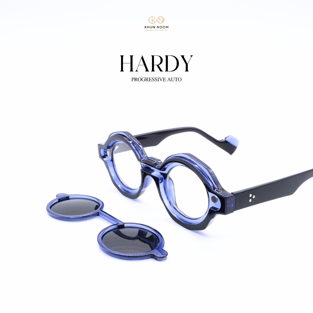 แว่นตาสายตายาวเลนส์โปรเกรสซีฟออโต้รุ่น HARDY " ฮาร์ดี้ " SZ3005 พร้อมเลนส์ คลิปออนแม่เหล็ก จบปัญหาสายตายาว