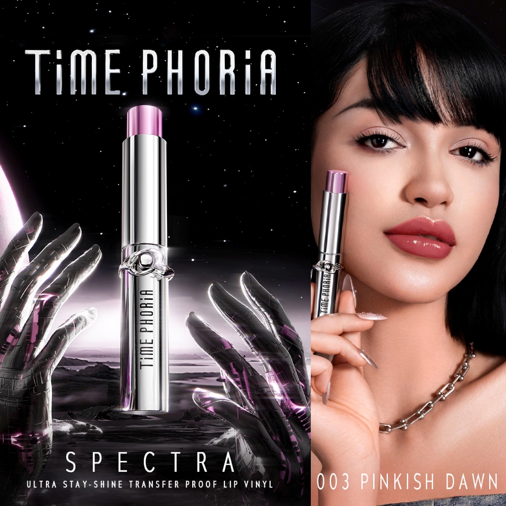 Time Phoria Spectra Ultra Stay-Shine Transfer Proof Lip Vinyl ลิป