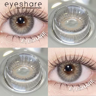 (COD)-100°-800°คอนแทคเลนส์สายตาสั้น สีน้ำตาล คอนแทคเลนส์รายวัน ใช้ได้หนึ่งปี เลนส์มินิ สีสันสดใส น่ารัก 14.0mm จัดส่งฟรี