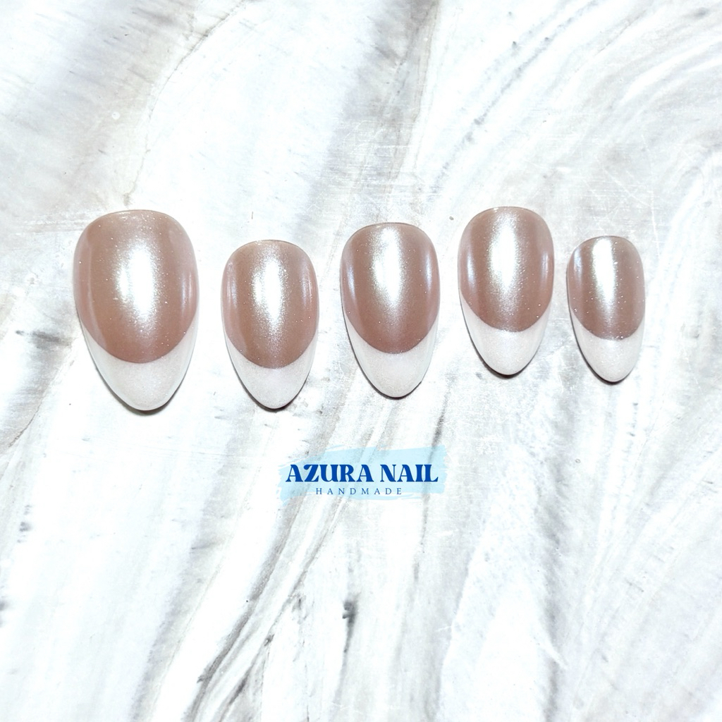 AZ007 (ร้านไทย) เล็บปลอมเจลแท้100% งานHandmade