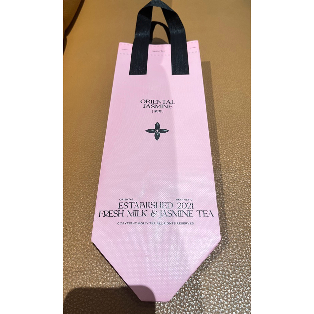 ถุง molly tea เเบบ 1 แก้ว ถุงเปล่าพร้อมส่ง
