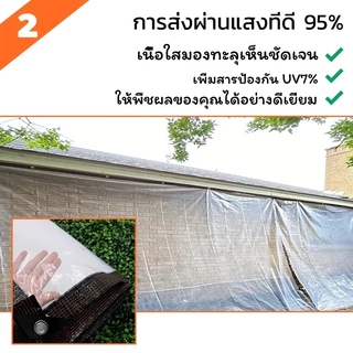 พลาสติกใส ผ้าใบกันน้ำโปร่งใส ผ้าใบกันแดดและฝน กันน้ำ กันฝน และกันลมได้ 100% มีให้เลือกหลายขนาด