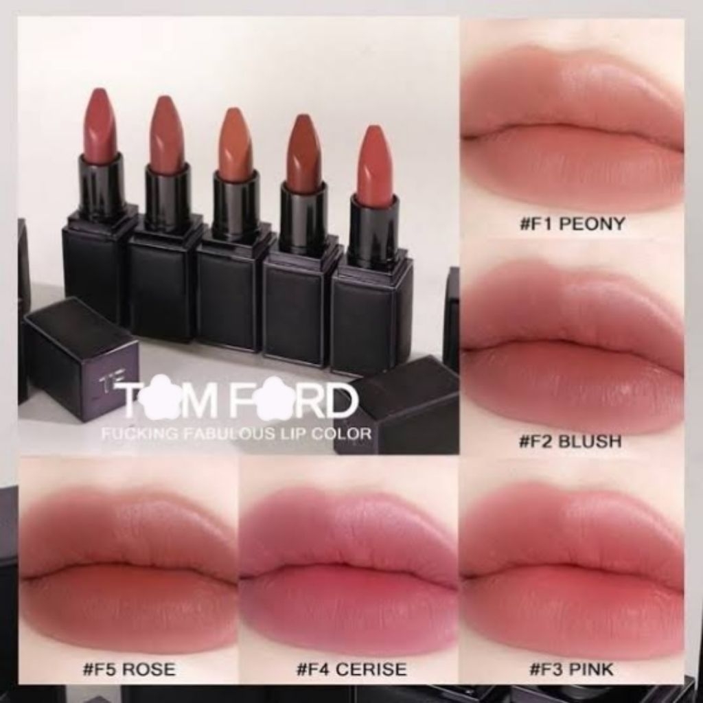 แบ่งขายลิปสติกสุดหรู รุ่นใหม่ล่าสุดTomford fabulous lip colorลิปสติกเนื้อแมทสุดหรูแบ่งขาย