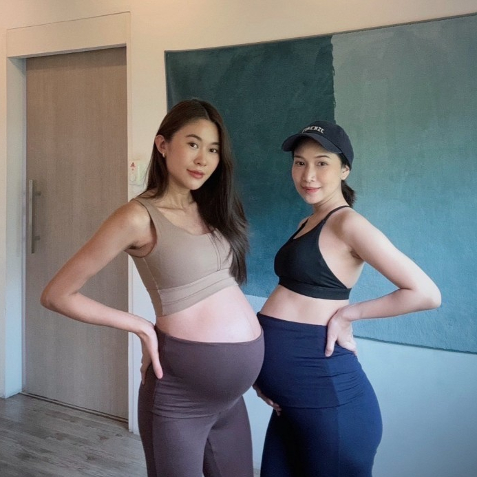 Nitan (นิทาน) เลกกิ้งคนท้อง กางเกงพยุงครรภ์ ช่วยลดอาการหน่วงท้องขายาว รุ่น Maternity Supported Leggings