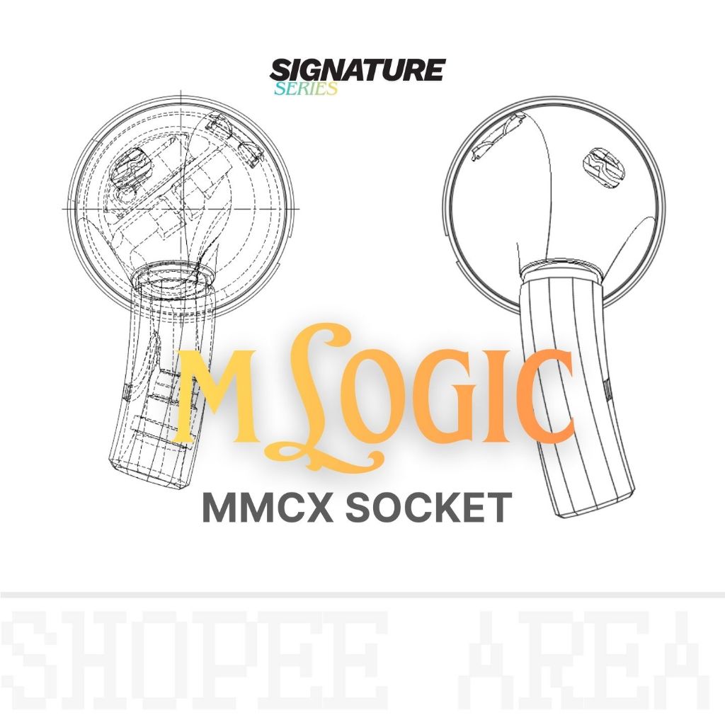 mLogic Signature Series | MMCX Earbuds หูฟังสำหรับการฟังเพลง (Without Cable)