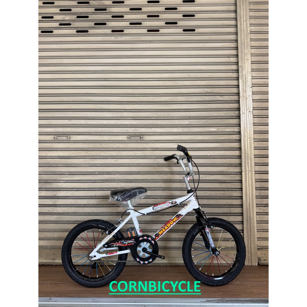 จักรยานเด็ก BMX ขนาด 16นิ้ว รุ่น HAMMER จากแบรนด์ MEADOW สินค้าไทย คุณภาพสูง สำหรับน้องๆ 4-6 ขวบ