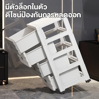 Organixo ตู้เก็บของ ลิ้นชักหลายชั้น มีล้อ 360° เงียบ แข็งแรง จุเยอะ จัดบ้านเป็นระเบียบ