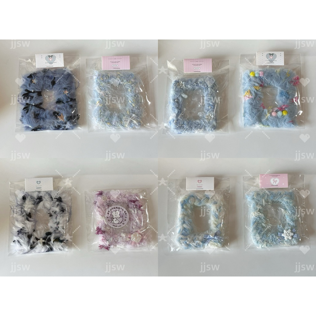 เฟรมการ์ด ขนนุ่ม สไตล์เกาหลี | Fluffy Card Frame Korea Style