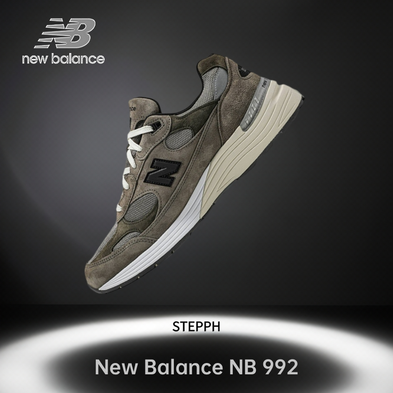 ของแท้ 100%-JJJJound x  New Balance NB 992  M992J2 brown Low Sneakers