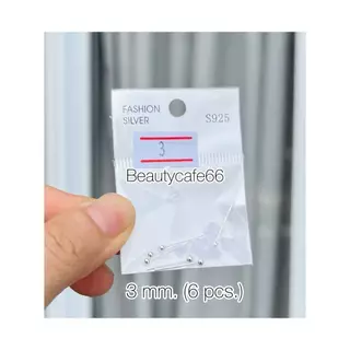 T005 ห่วงเงิน จิวจมูก ต่างหูเงิน 6,8,10 mm. ใส่ได้ทุกส่วน Hoop earrings