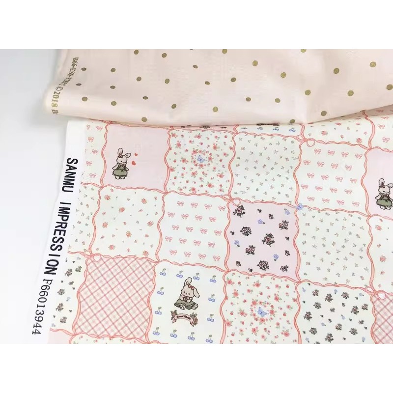 Preorder-ผ้าคอตตอนแท้100%_พิมพ์Digital หน้ากว้าง 110ซม.(44นิ้ว) ผ้าเมตร ผ้านำเข้า